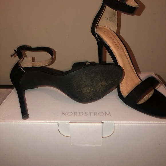 Nordstrom black suede heels with a dust cover for each shoe; sexy and classy - Picture 4 of 11